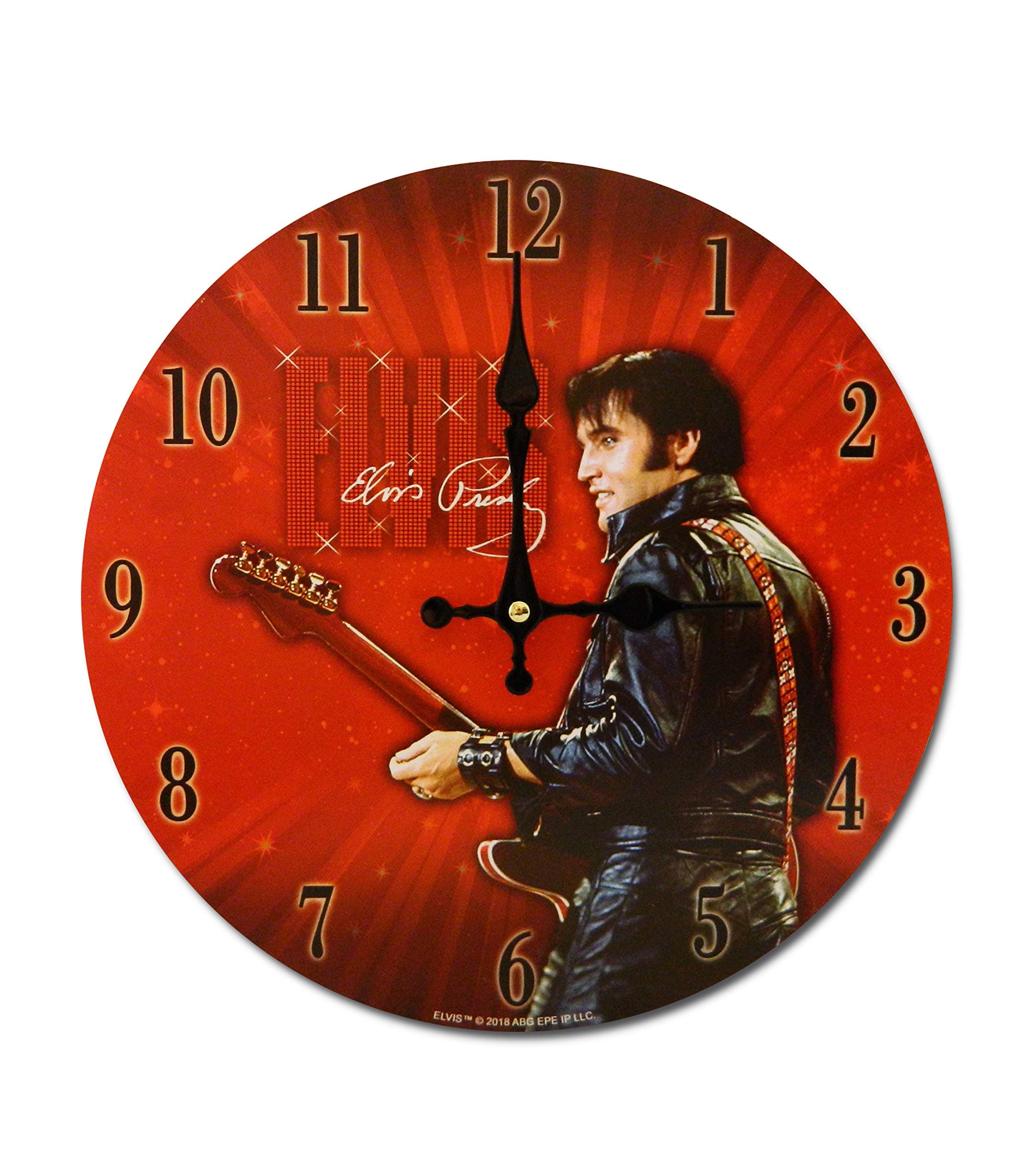 Elvis Presley Clock - Elvis 68' Special 11.75" Diameter