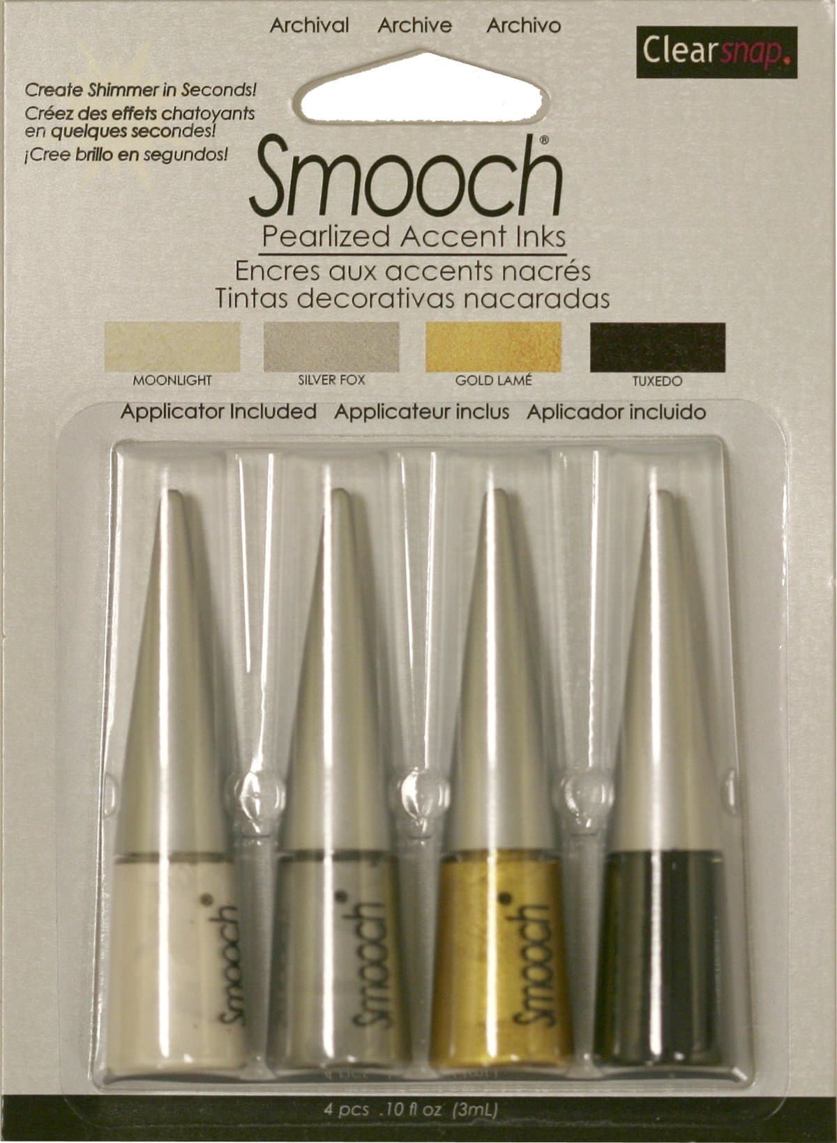 Smooch Pearlized Accent Ink, Mini 4-Pack, Treasures