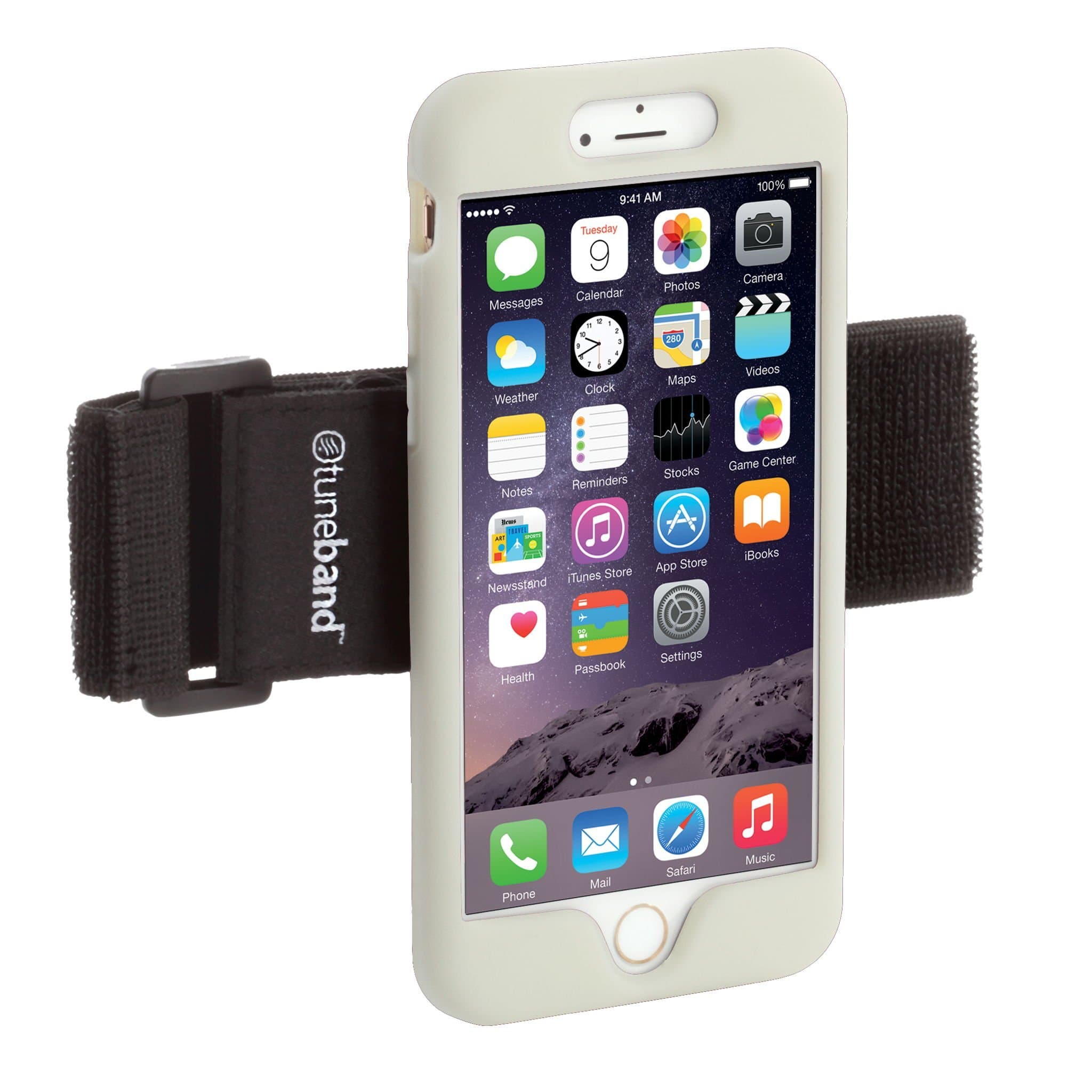 TuneBand for iPhone 6 Plus and iPhone 6S Plus, Premium Sports Armband with Two Straps and Two Screen Protectors, Glow in The Dark