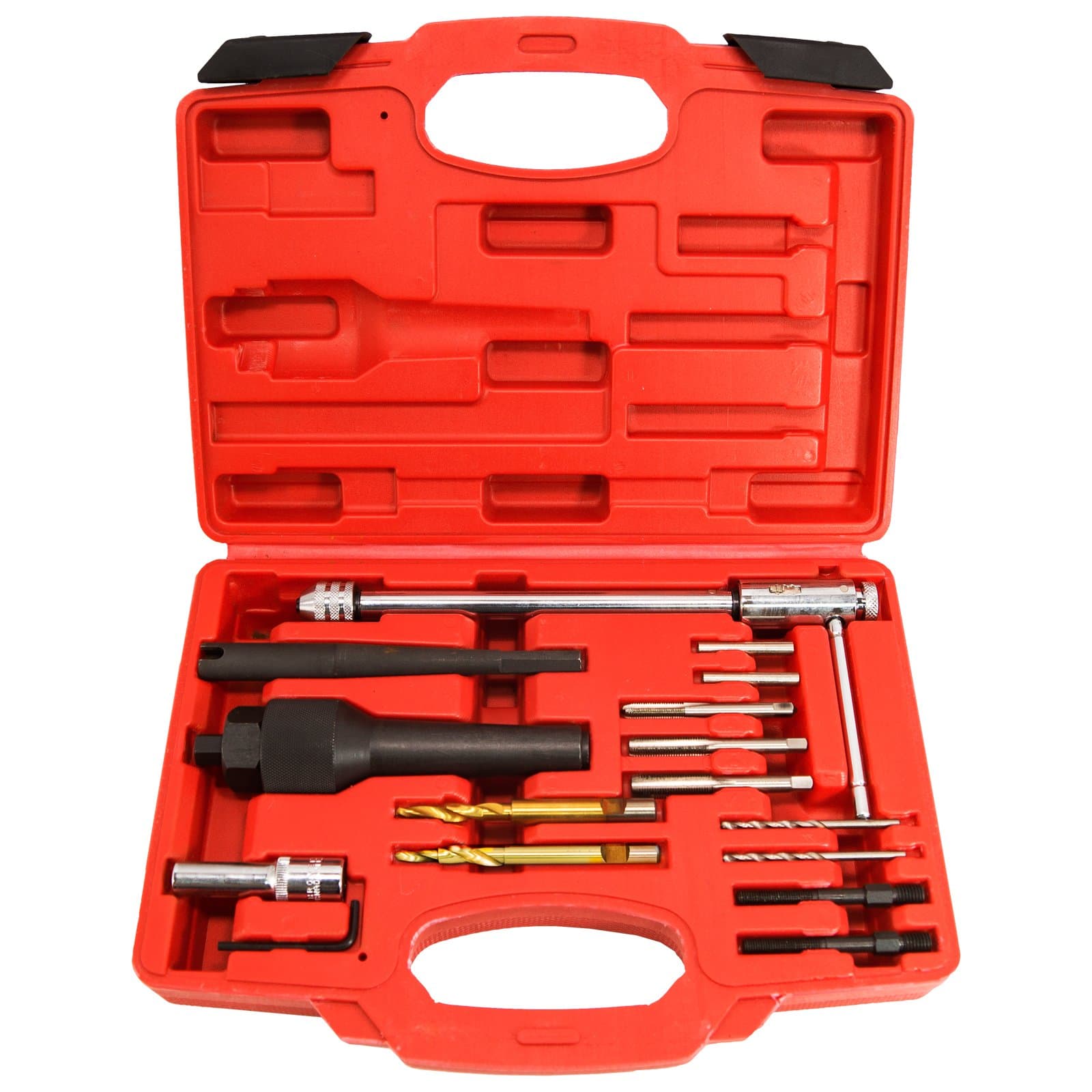 EWK TOOL Glow Plug Removal Remover Car Garage Tool Set Kit Damaged 16 Pc