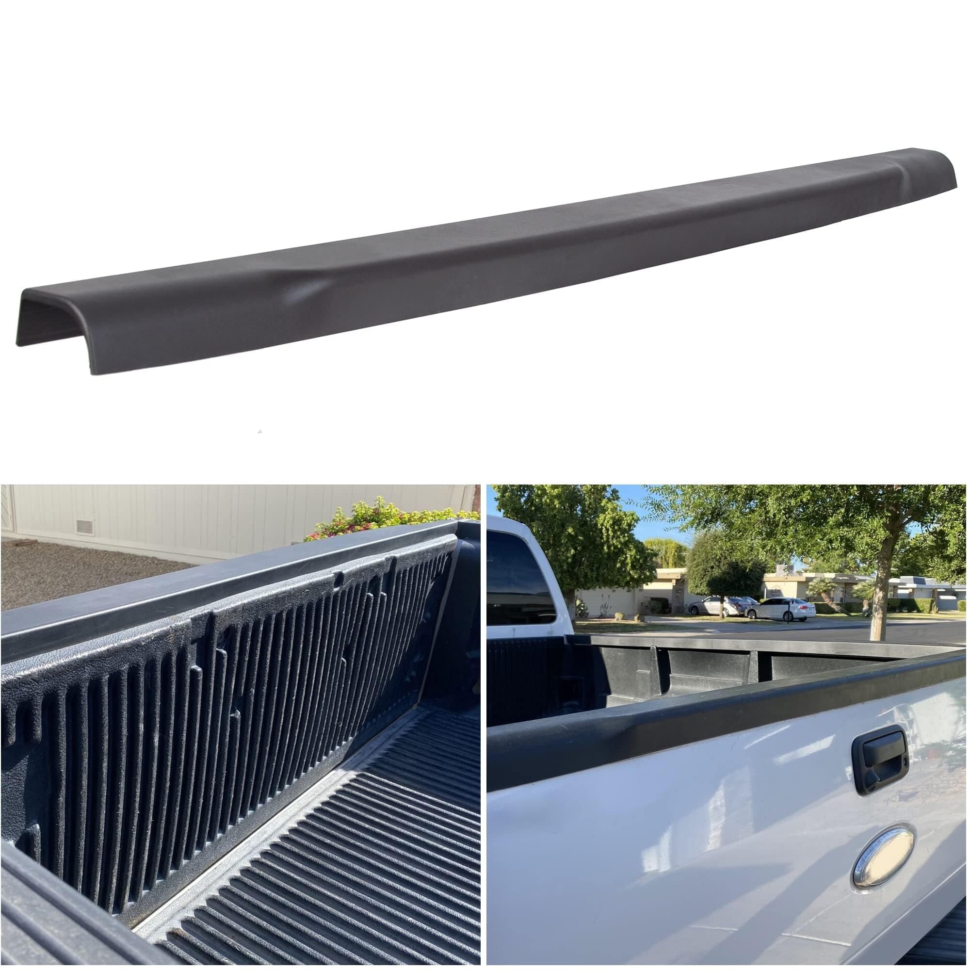 ECOTRIC Tailgate Top Cap Protector Molding Trim Cover Compatible with 2008-2016 Ford F250 F350 F450 Super Duty Replace for BC3Z-9940602-B FO1904104