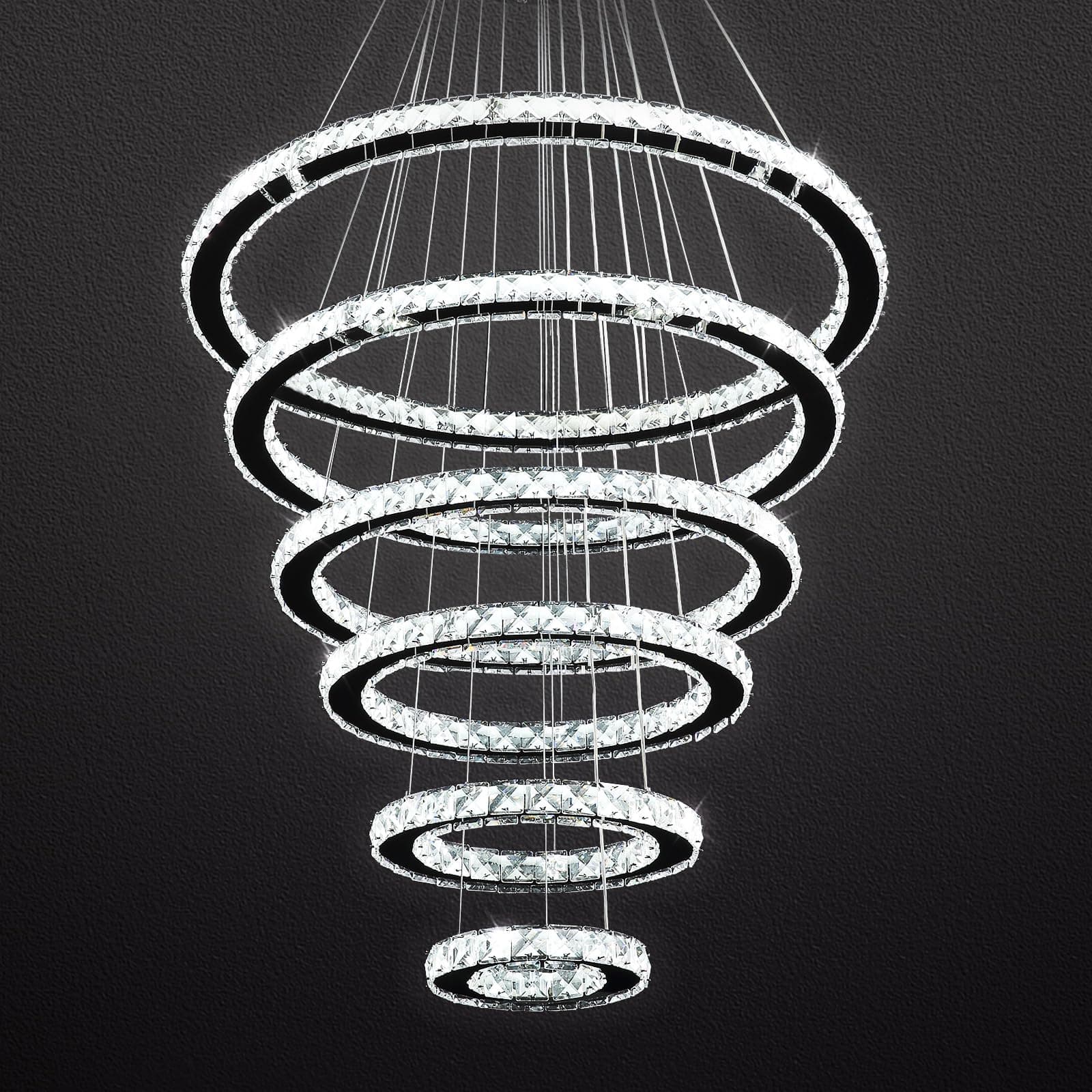 6 Ring Chandelier