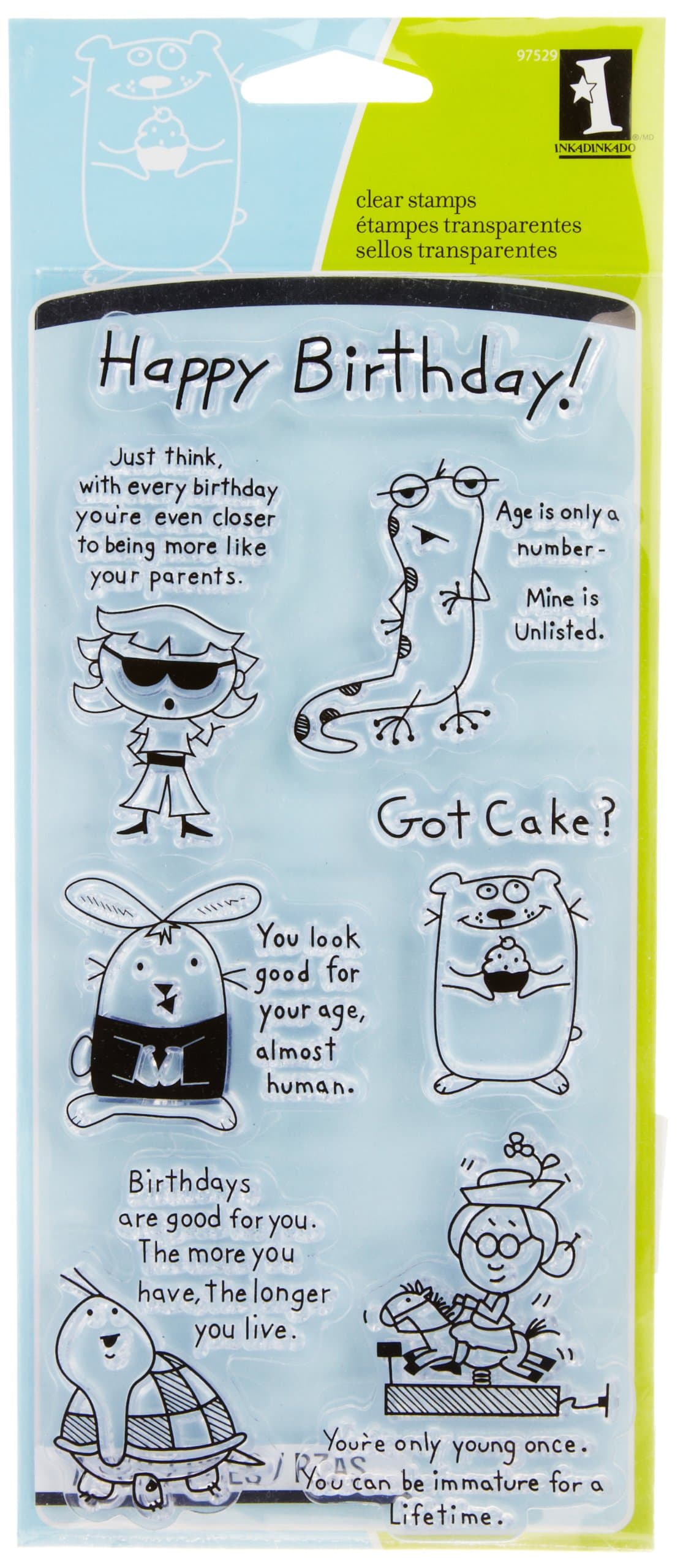 Clear Stamps, Humorous Birthday