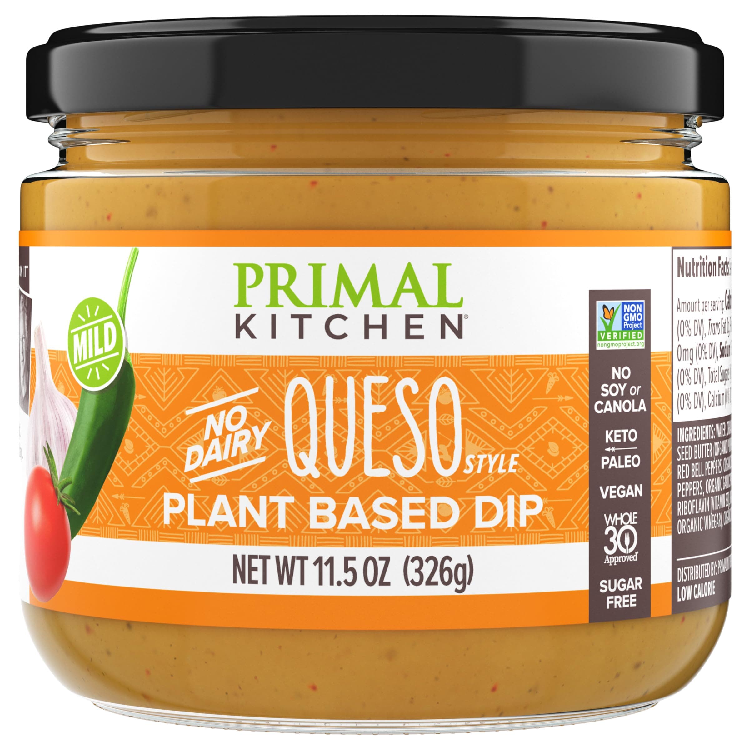 Primal Kitchen No Dairy Plant Based Queso, 11.5 OZ