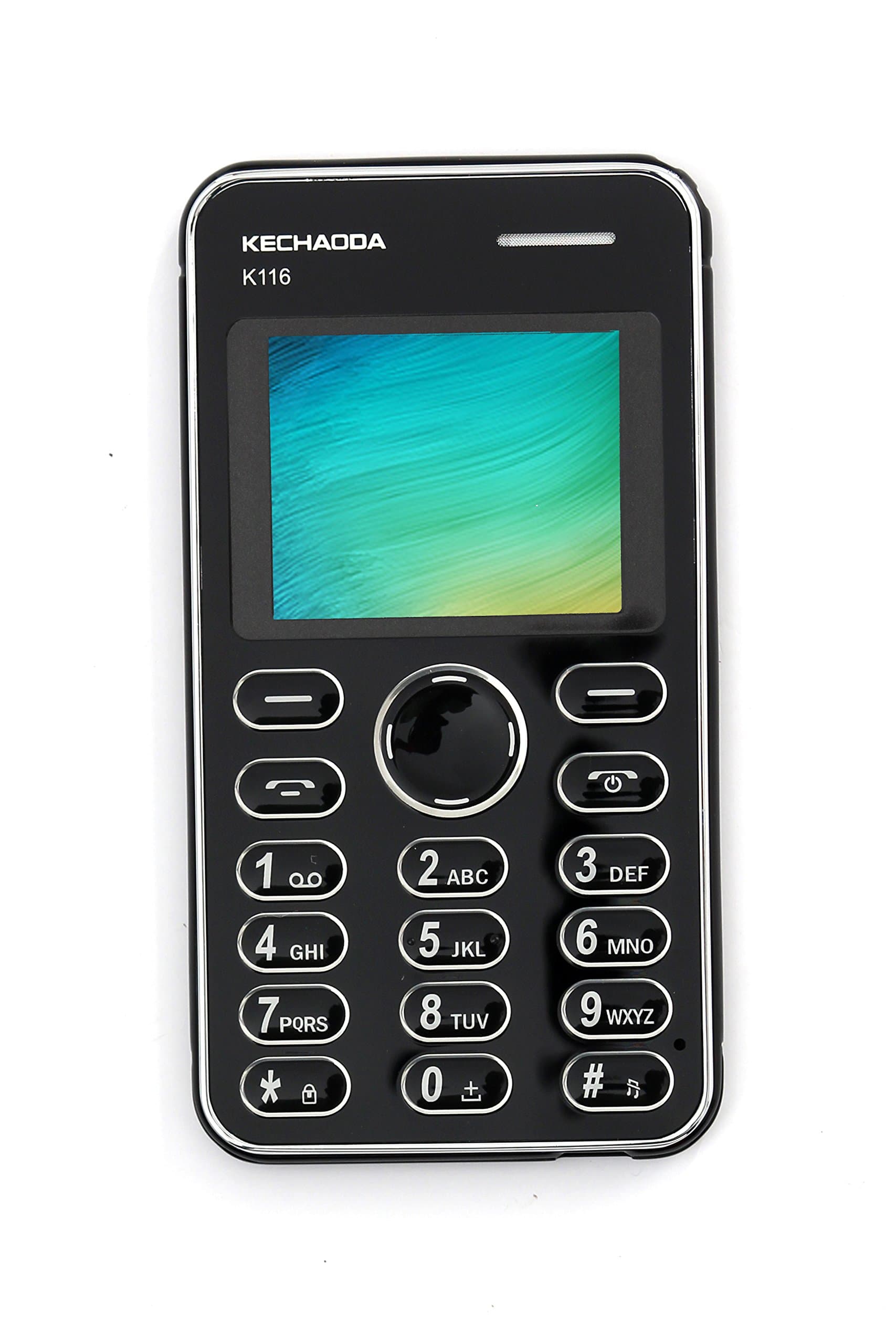 KECHAODA K116 Plus Dual SIM Mobile with External Memory Card Slot and VGA Camera (Black)