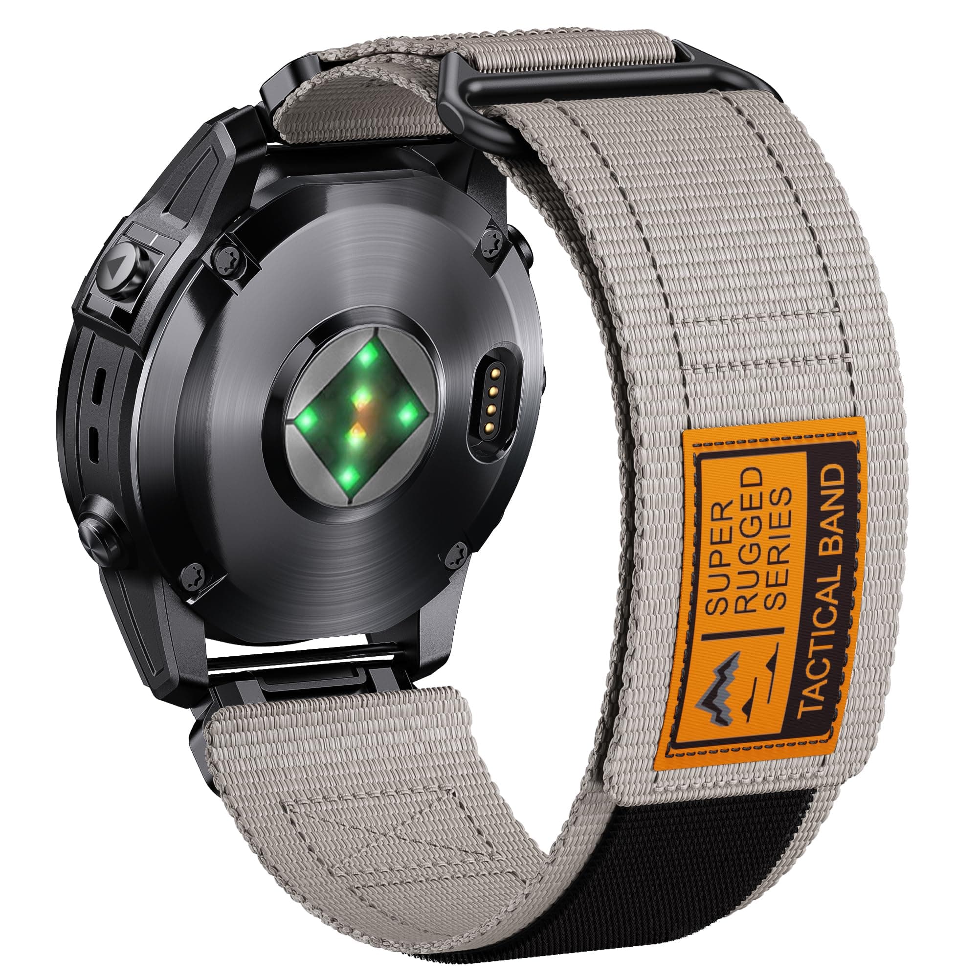 Nylon Quick Fit Strap 26 mm width Compatible with Garmin Fenix 7X | Fenix 6X | Fenix 5X | Fenix 5P | 5 Plus | Fenix 6X Pro | Epix Pro 51mm | Tactix 7 Pro | Enduro 2 | Descent Mk2i/3i