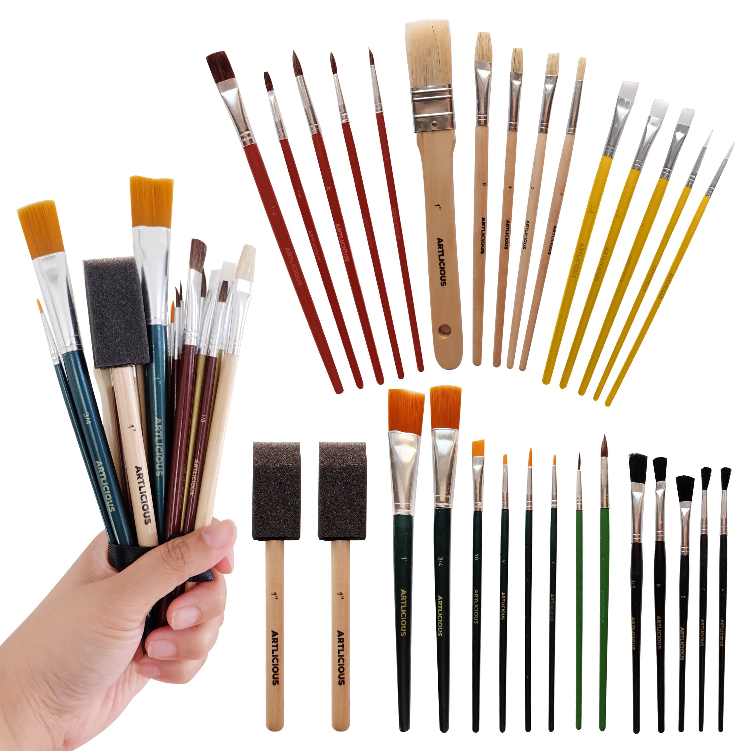 30pk Multi-purpose Brushes