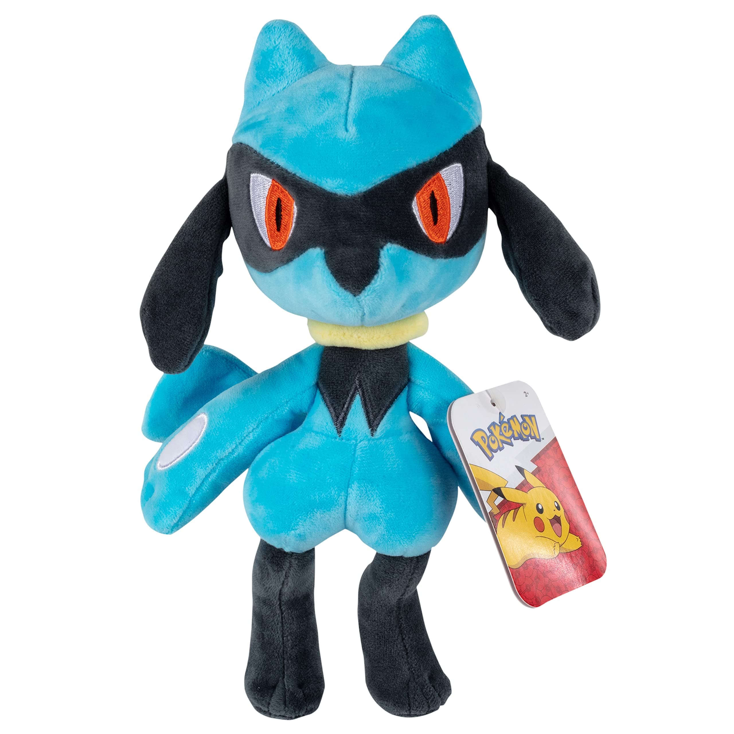 Pokémon 8" Riolu Plush - Officially Licensed - Lucario Evolution Figure - Authentic Soft Stuffed Animal Toy - Gift for Kids, Boys, Girls - 2+