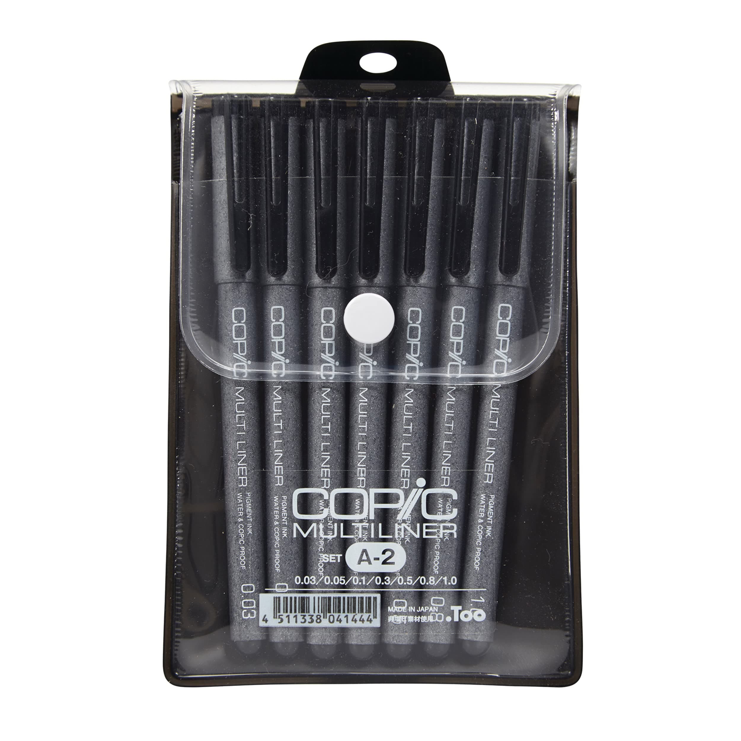 Markers MLA2 Multiliner Inking Pen, Set A-2,Black