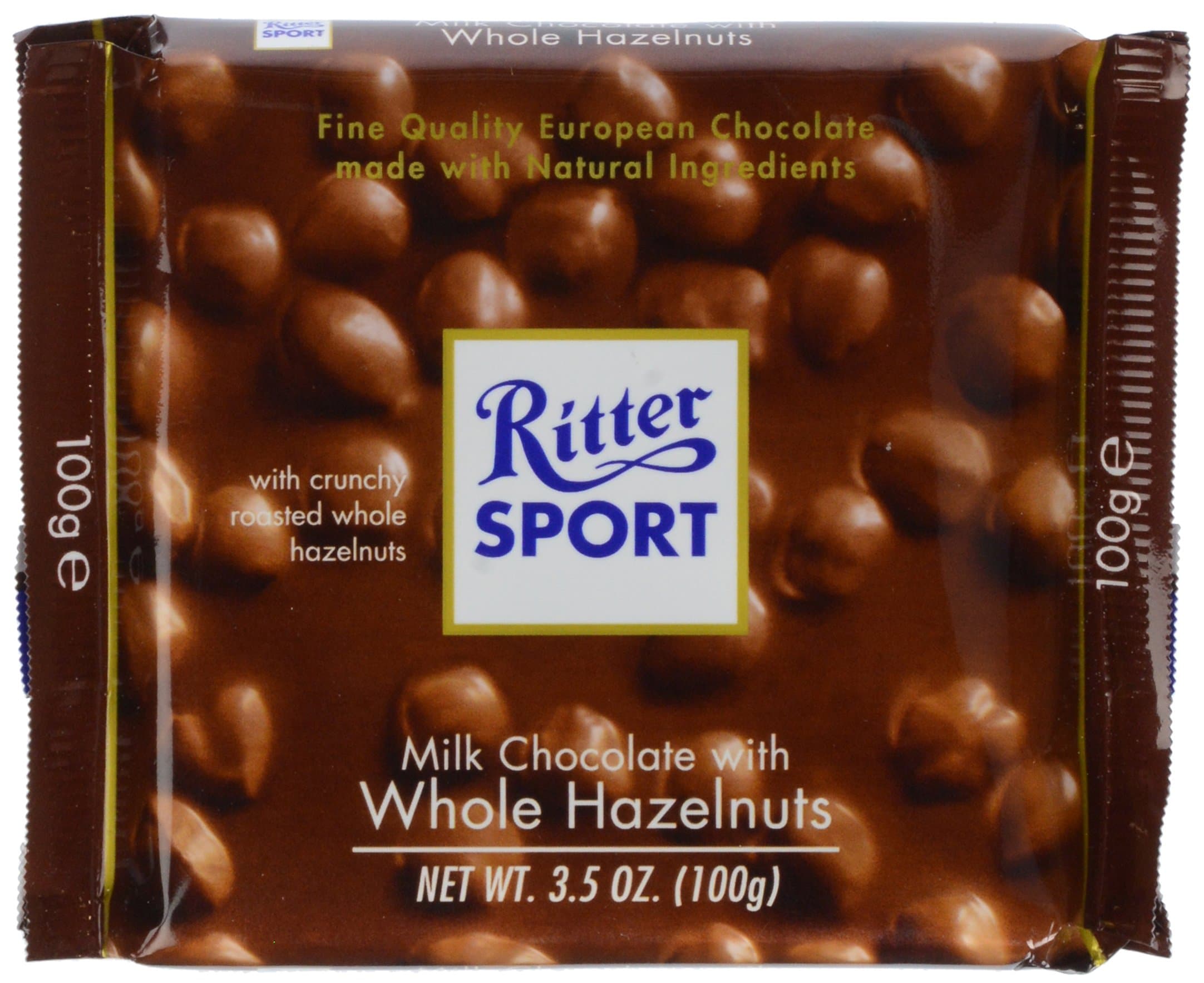 Milk Chocolate Hazelnut Square Bar, 3.5 oz