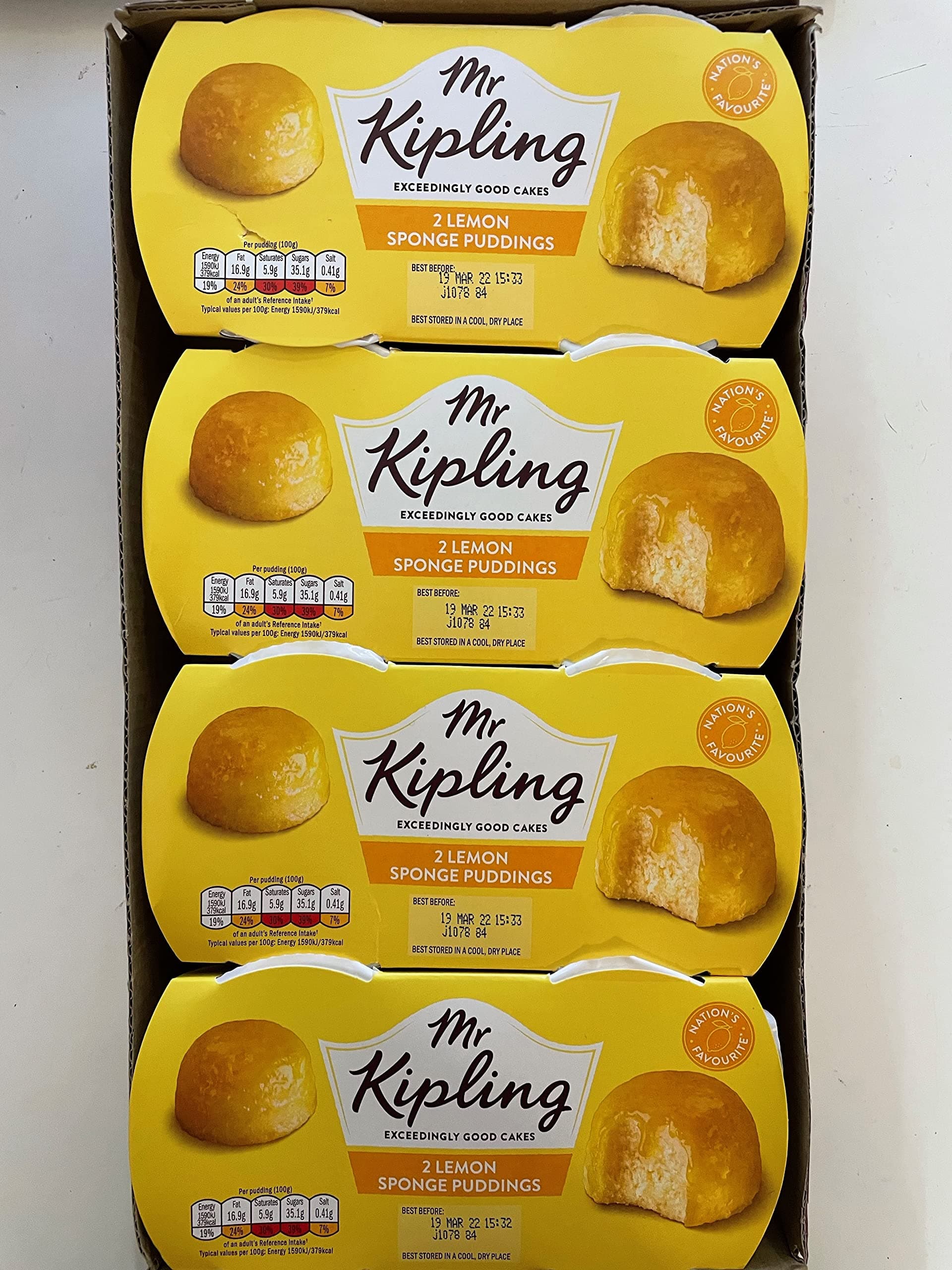 Mr Kipling Sponge Puddings Lemon 2 X 85G
