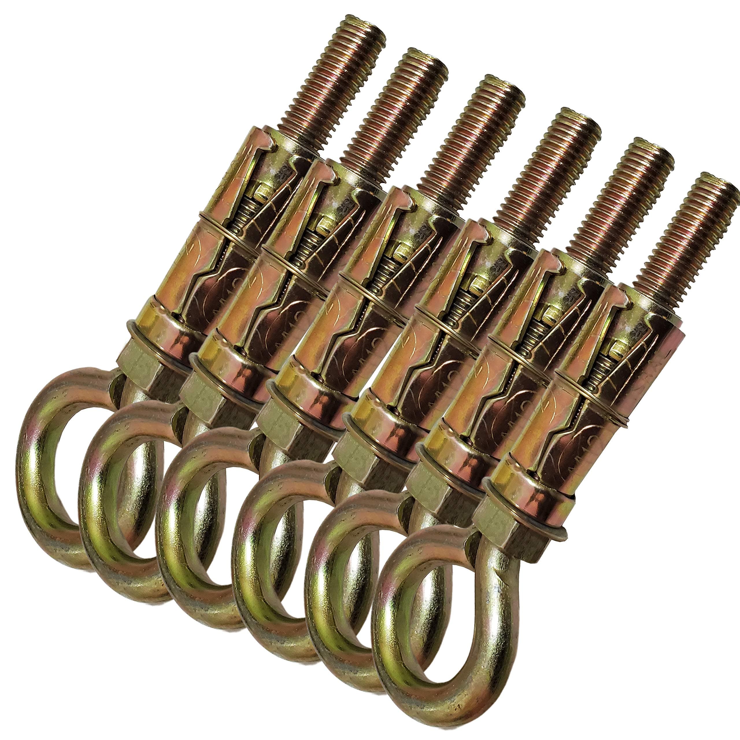 - Pure Source India Swing Anchor Fasteners Hook for Hanging Swing, 12 mm, 6 Piece, Metal, Gold