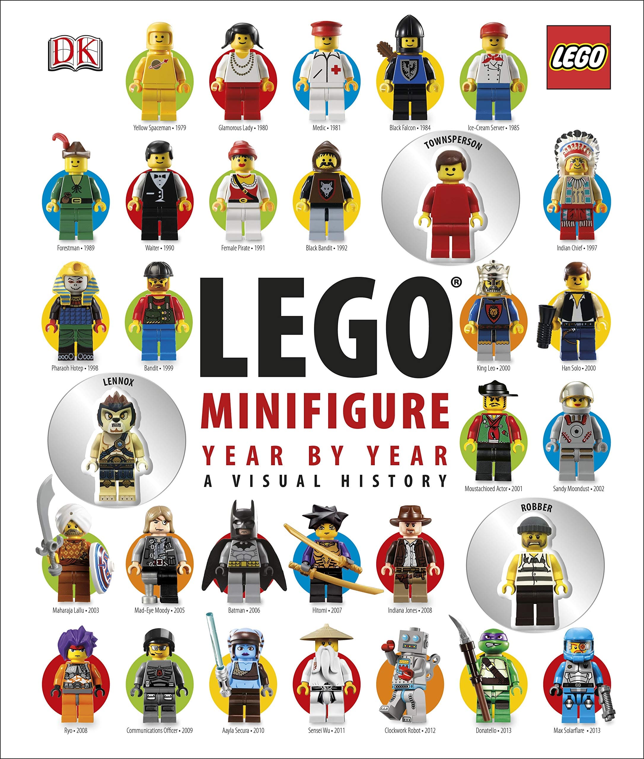 LEGO® Minifigure Year by Year A Visual History: With 3 Minifigures Hardcover – 1 October 2013