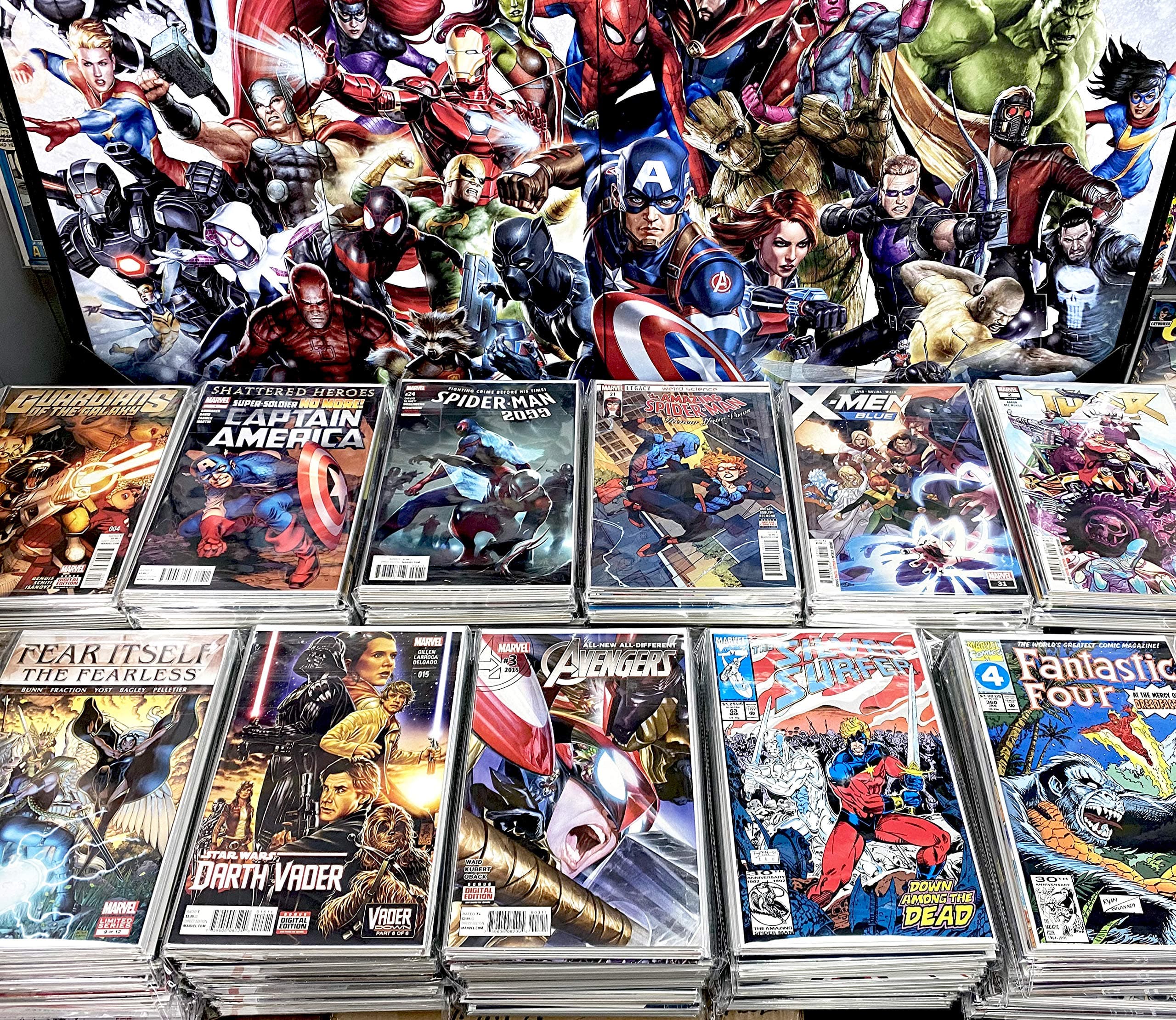 Premium Comic Books Gift Pack - 24 Collection - MARVEL ONLY - Superheroes Comics Grab Bag